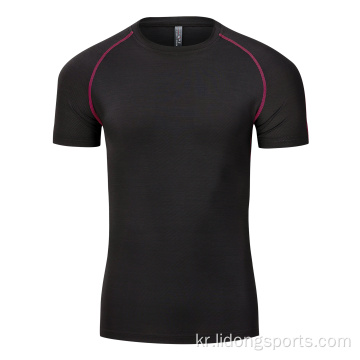 남성 통기성 빠른 마른 달리기 체육관 티셔츠